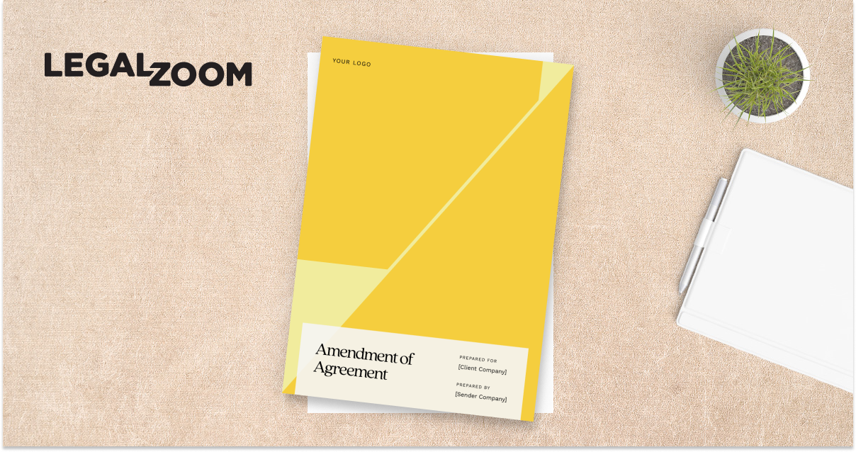 Free Amendment of Agreement Template LegalZoom